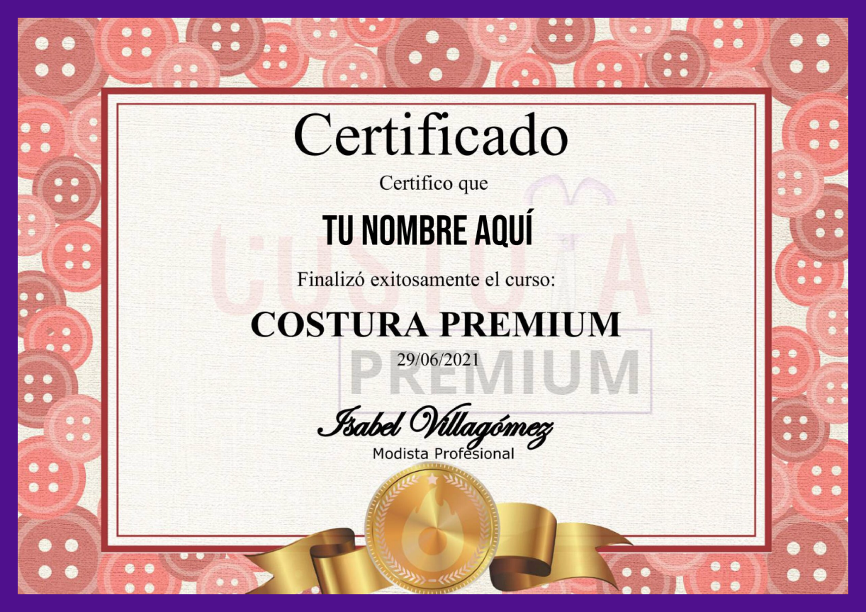 Curso Costura PM PLUS + 6 Bonos Gratis Incluidos