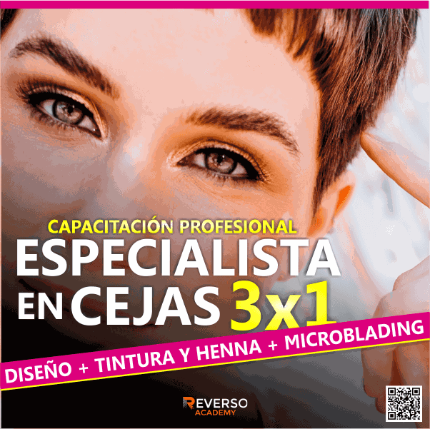 Curso Especialista en Cejas: Diseño + Tintura y Henna + Microblading