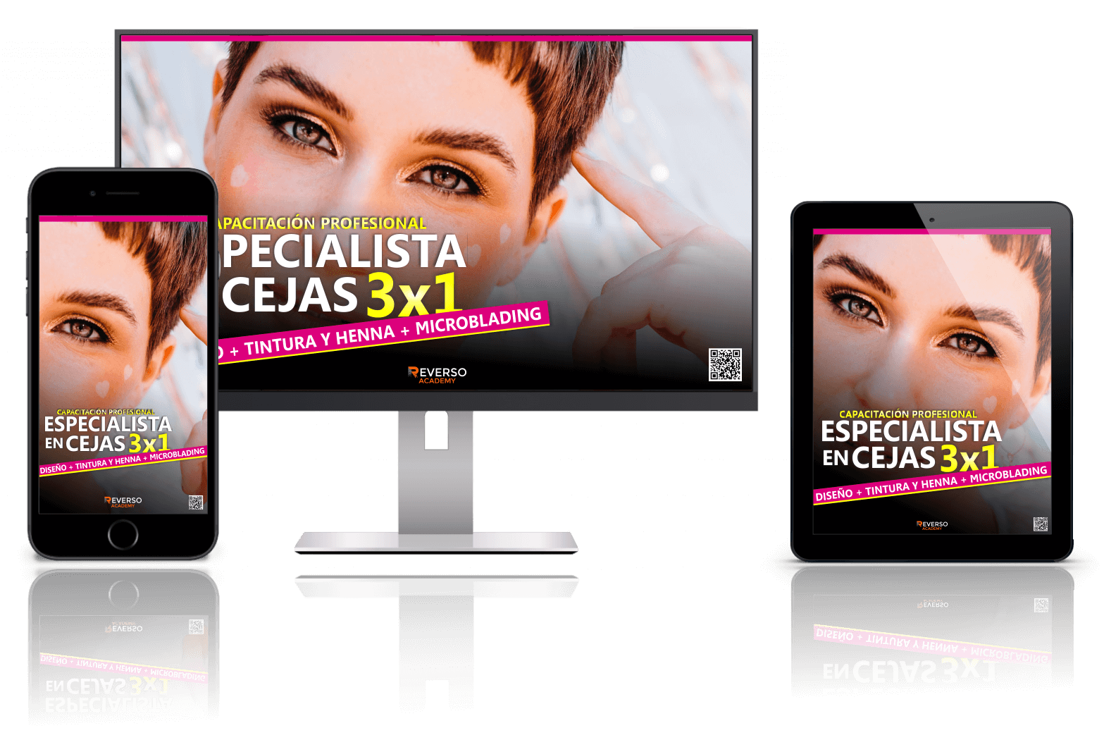 Curso Especialista en Cejas: Diseño + Tintura y Henna + Microblading