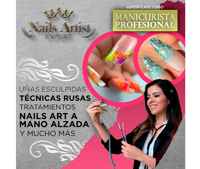 Curso Manicurista Profesional 'Nails Artist EXPERT'