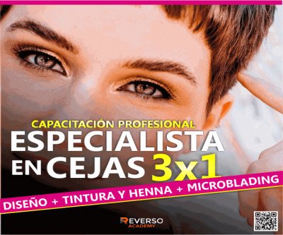 Curso Especialista en Cejas: Diseño + Tintura y Henna + Microblading