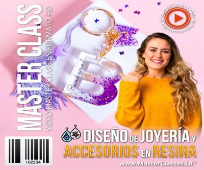 Diseño de Joyería y Accesorios en Resina